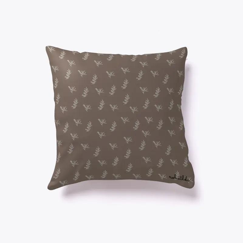 Aesthetic Leaf Pillow