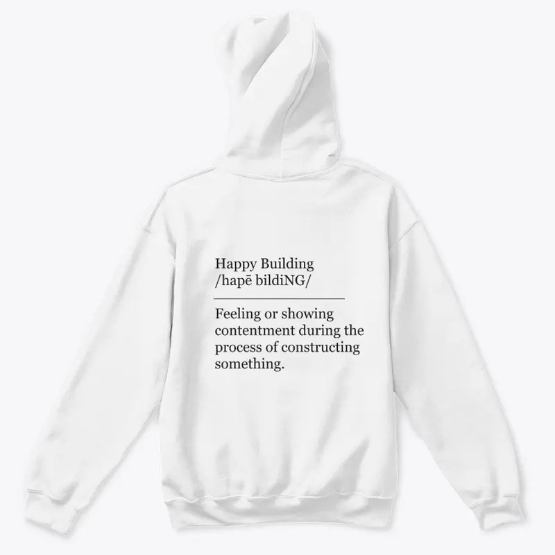 KIDS Happy Building Definition Hoodie