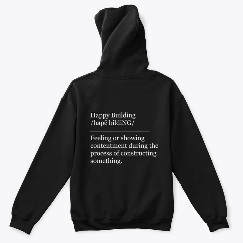 KIDS Happy Building Definition Hoodie