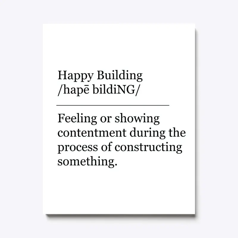 Happy Building Definition Canvas