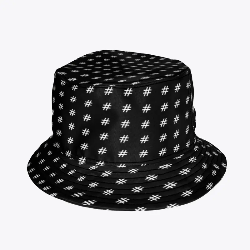 Hashtags Bucket Hat